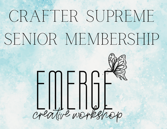 Emerge Crafter Supreme Individual Membership (Seniors 65+)