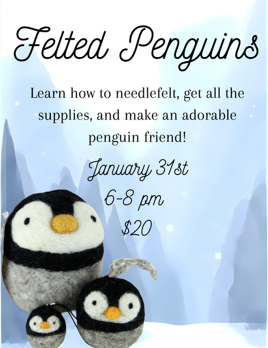Penguin Needle Felting