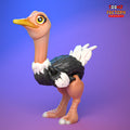 Ostrich Paintable