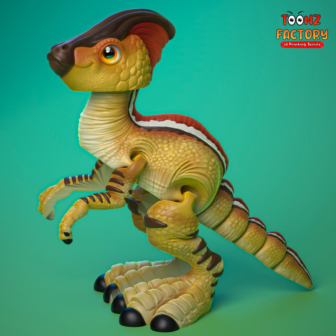 Paintable Parasaurolophus