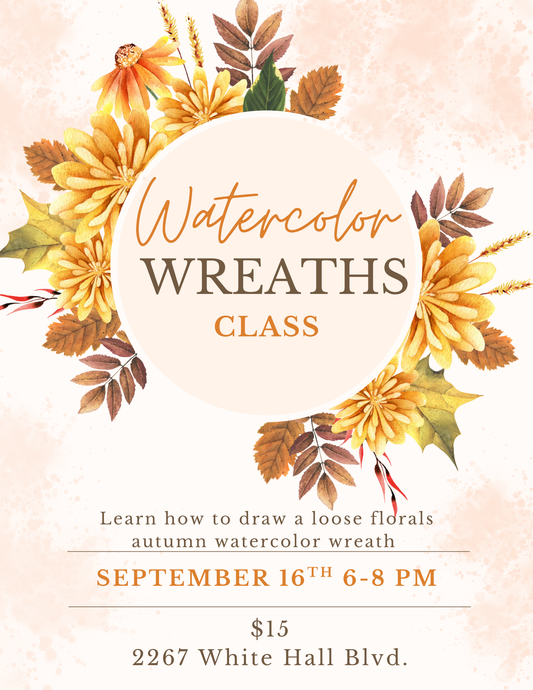 Watercolor Wreaths