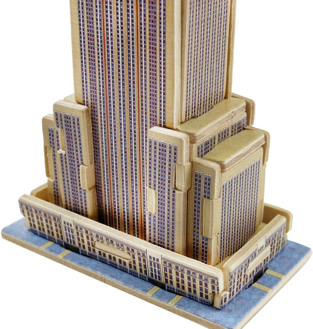 3D Wooden Puzzle: Empire State Building