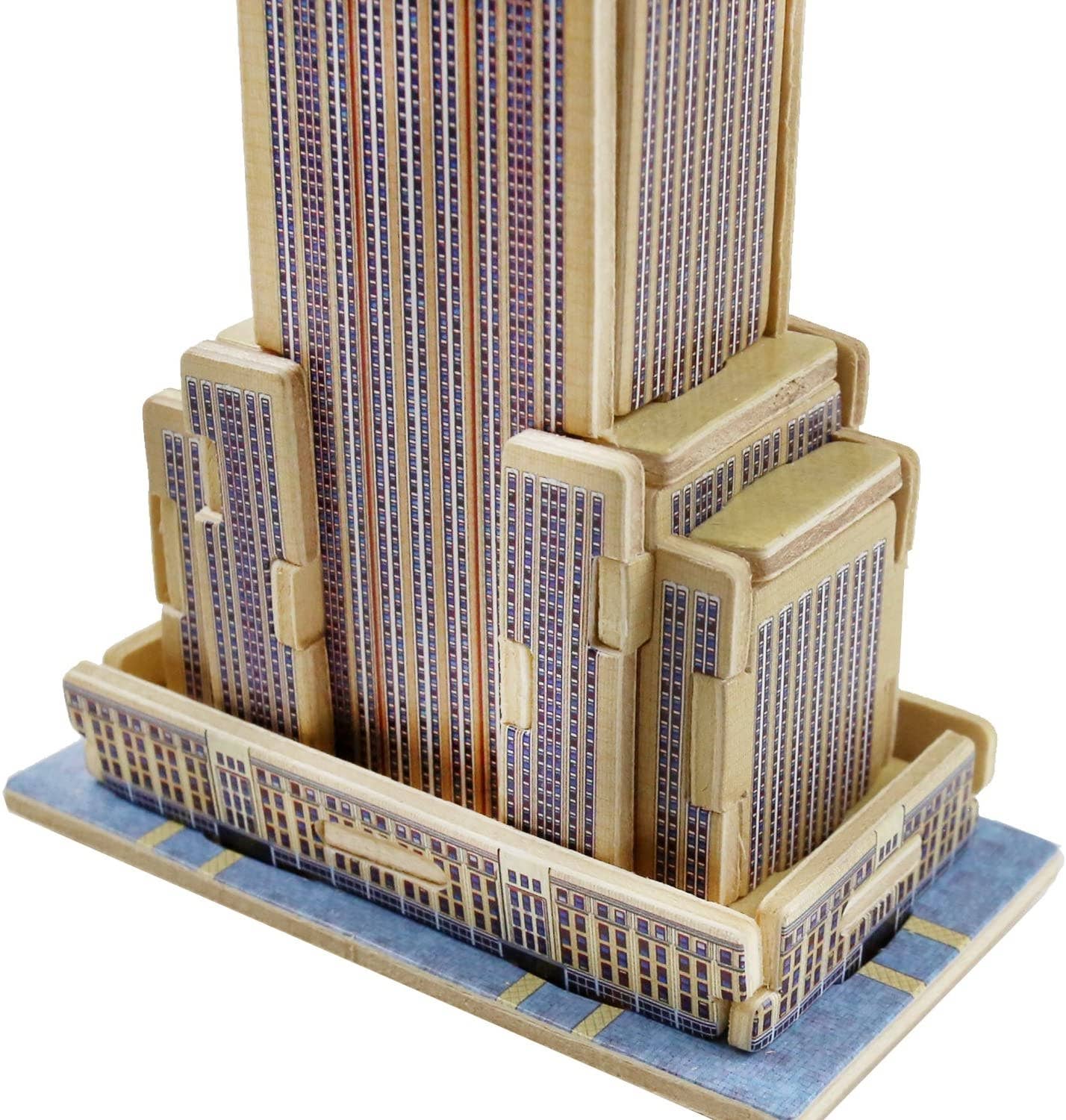 3D Wooden Puzzle: Empire State Building