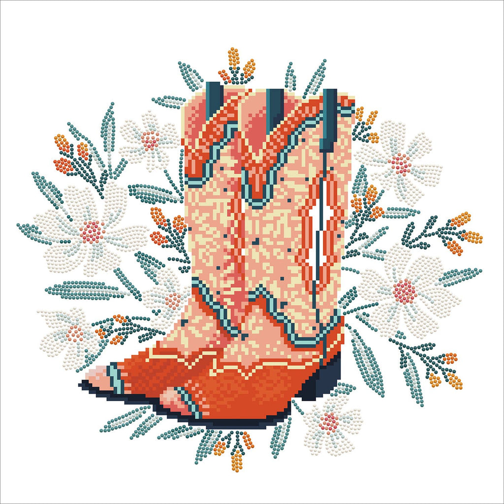 Footloose and Fancy Free Diamond Painting Kit: 01 Multi