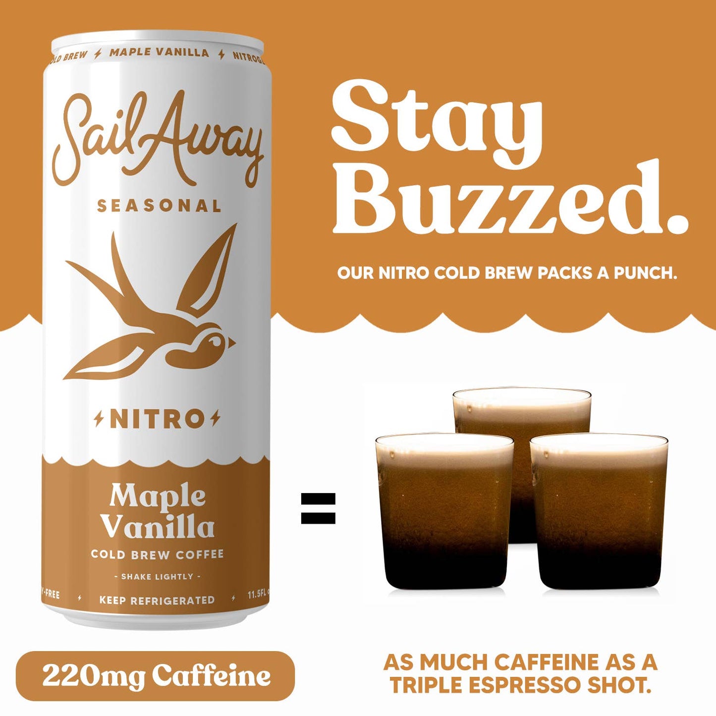 Cold Brew Coffee - Maple Vanilla *Fall Seasonal*: 12
