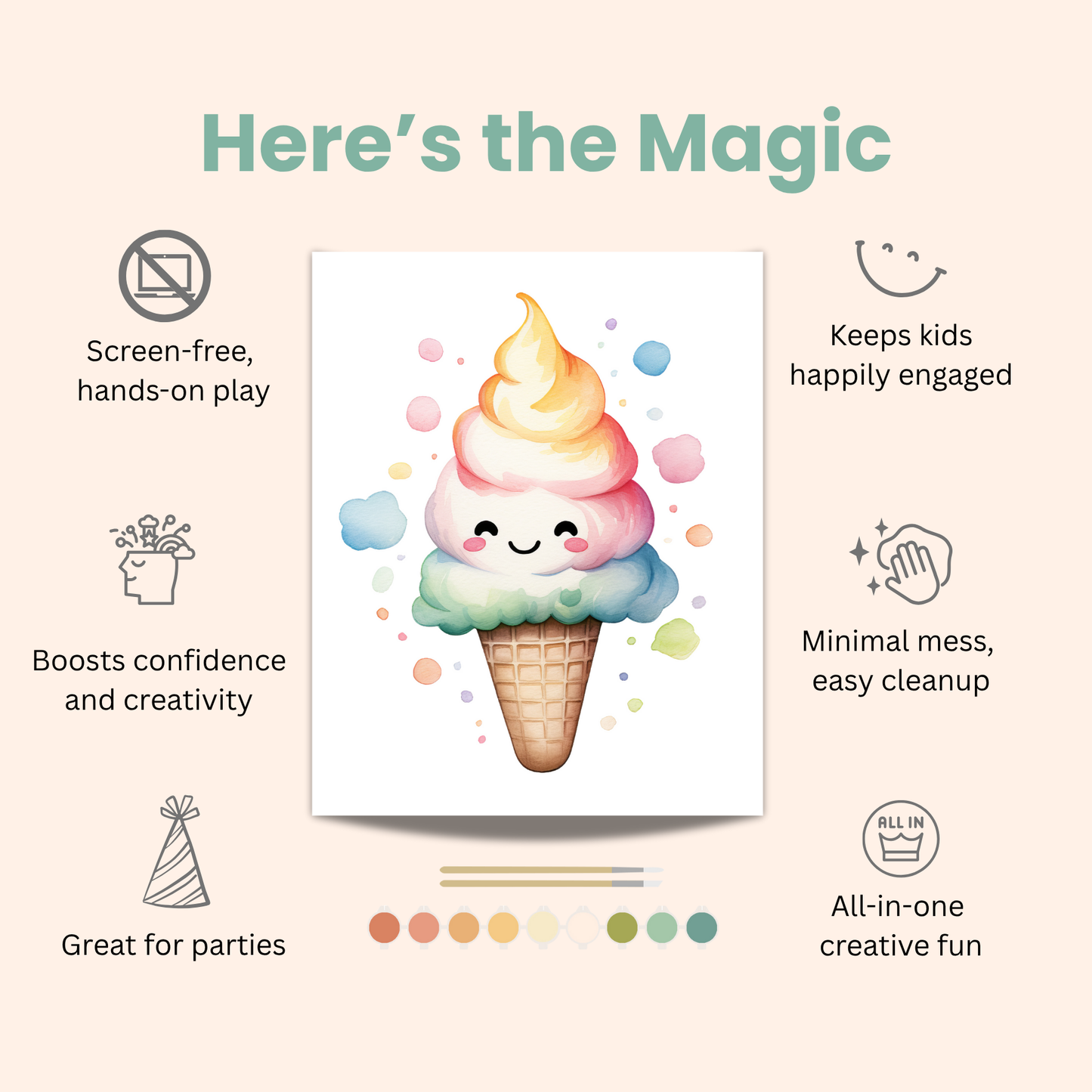Kids' All-In-One Watercolor Kit – Happy Gummies