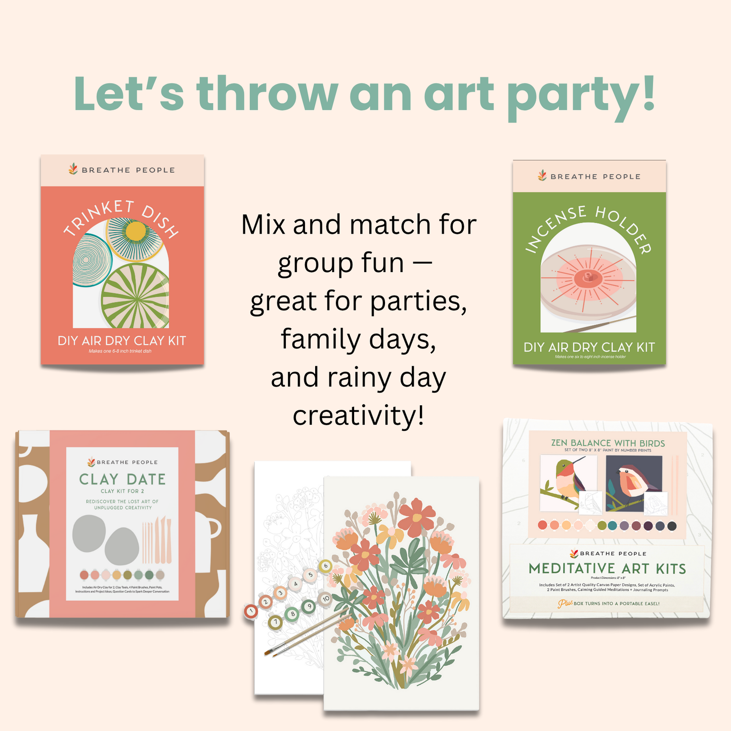 Kids' All-In-One Watercolor Kit - Happy Robin