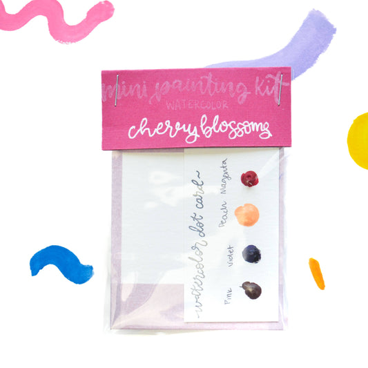 Mini Painting Kit- Cherry Blossoms