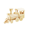 3D Wooden Puzzle: Locomotive