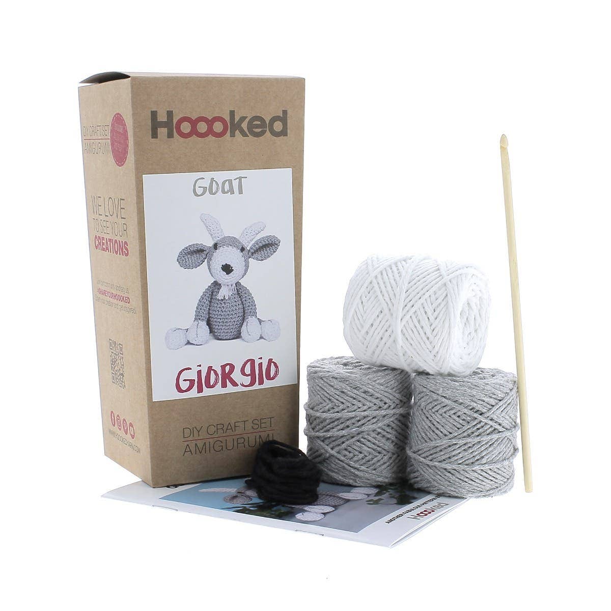 DIY Crochet Kit Goat Giorgio