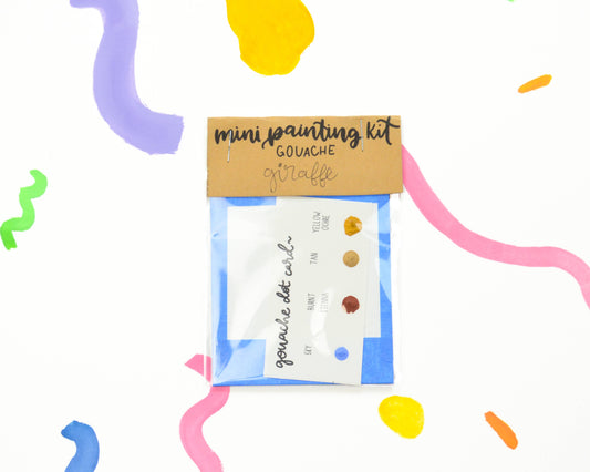 NEW Mini Painting Kit- Giraffes