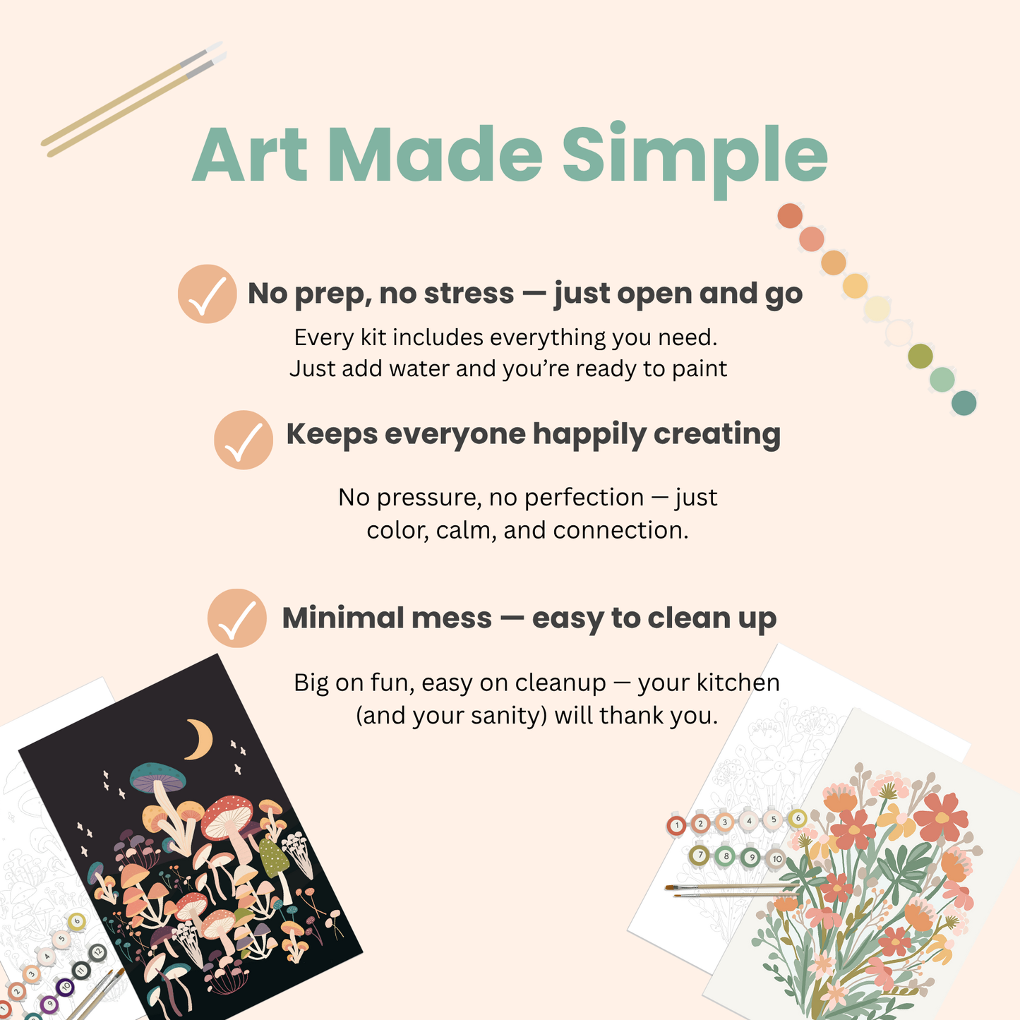 Frida Meditative Art Paint by Number Kit: Paint by Number Kit