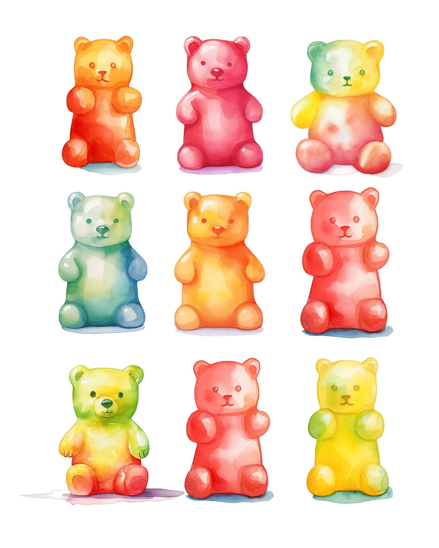 Kids' All-In-One Watercolor Kit – Happy Gummies