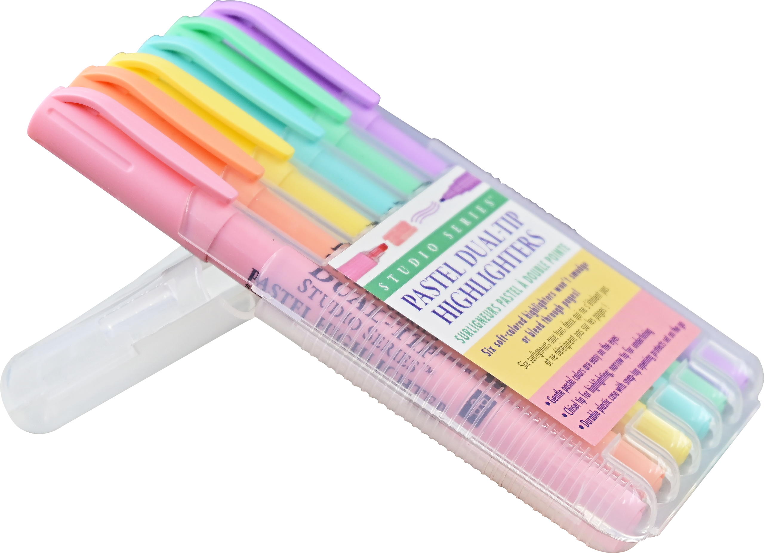 Studio Series Dual-Tip Pastel Highlighters (Set of 6)