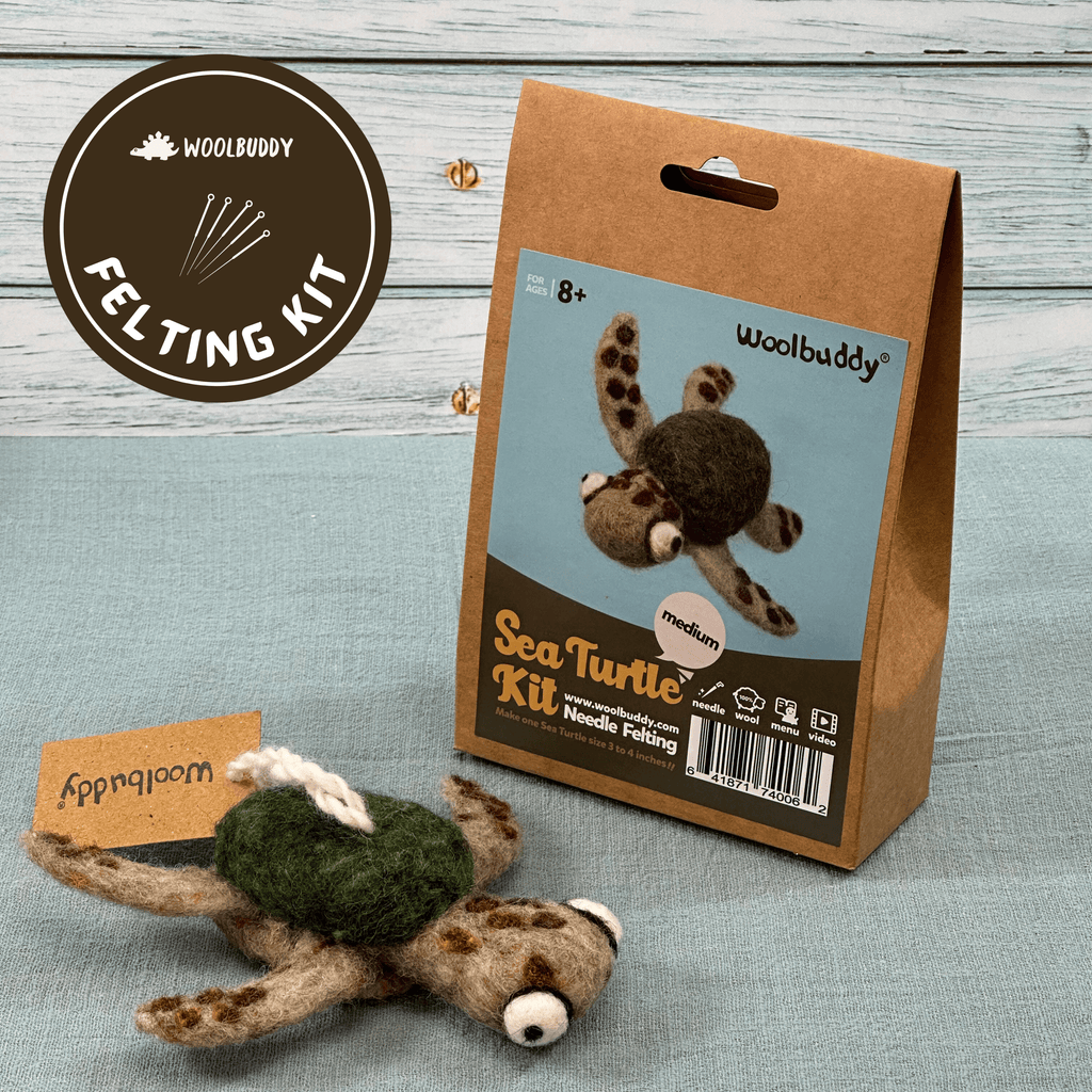 DIY Needle Felting Kit - Sea Turtle