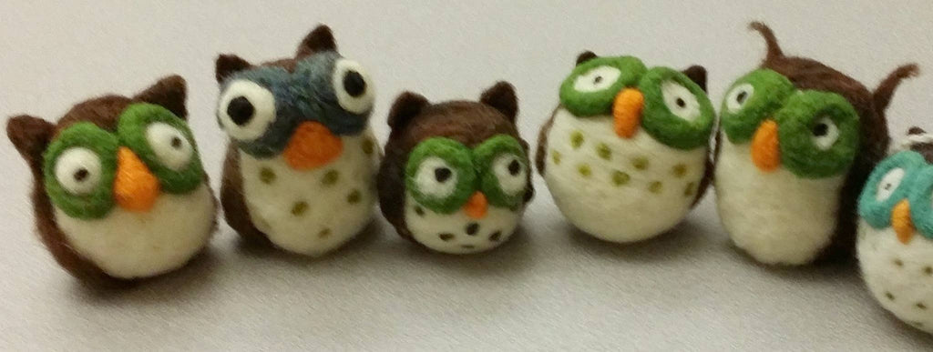 Needle Felting Owl Kit